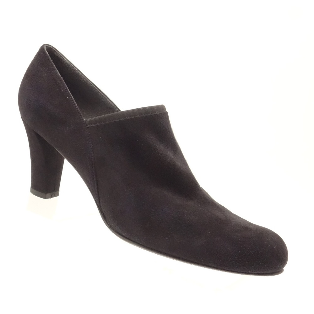 STUART WEITZMAN Booties Black Suede 2.75" Heels